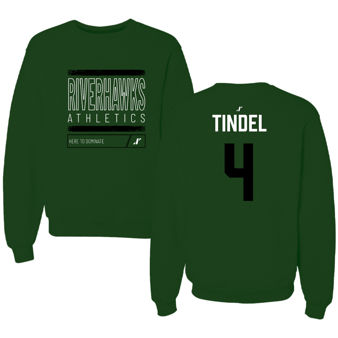 Northeastern State University Softball Forest Green Dominate Crewneck - #4 Korynn Tindel