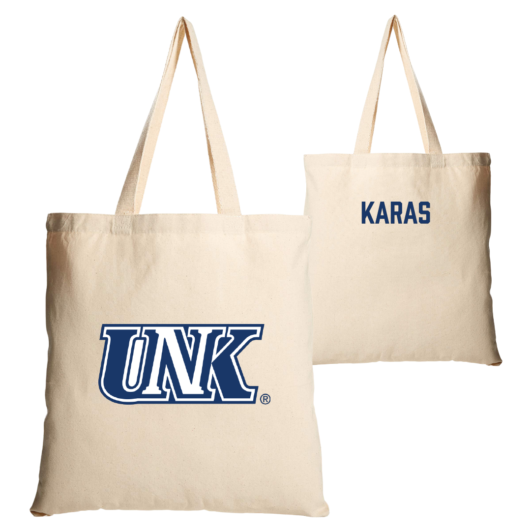 University of Nebraska at Kearney TF and XC Tan Canvas Tote Bag - Quin Karas