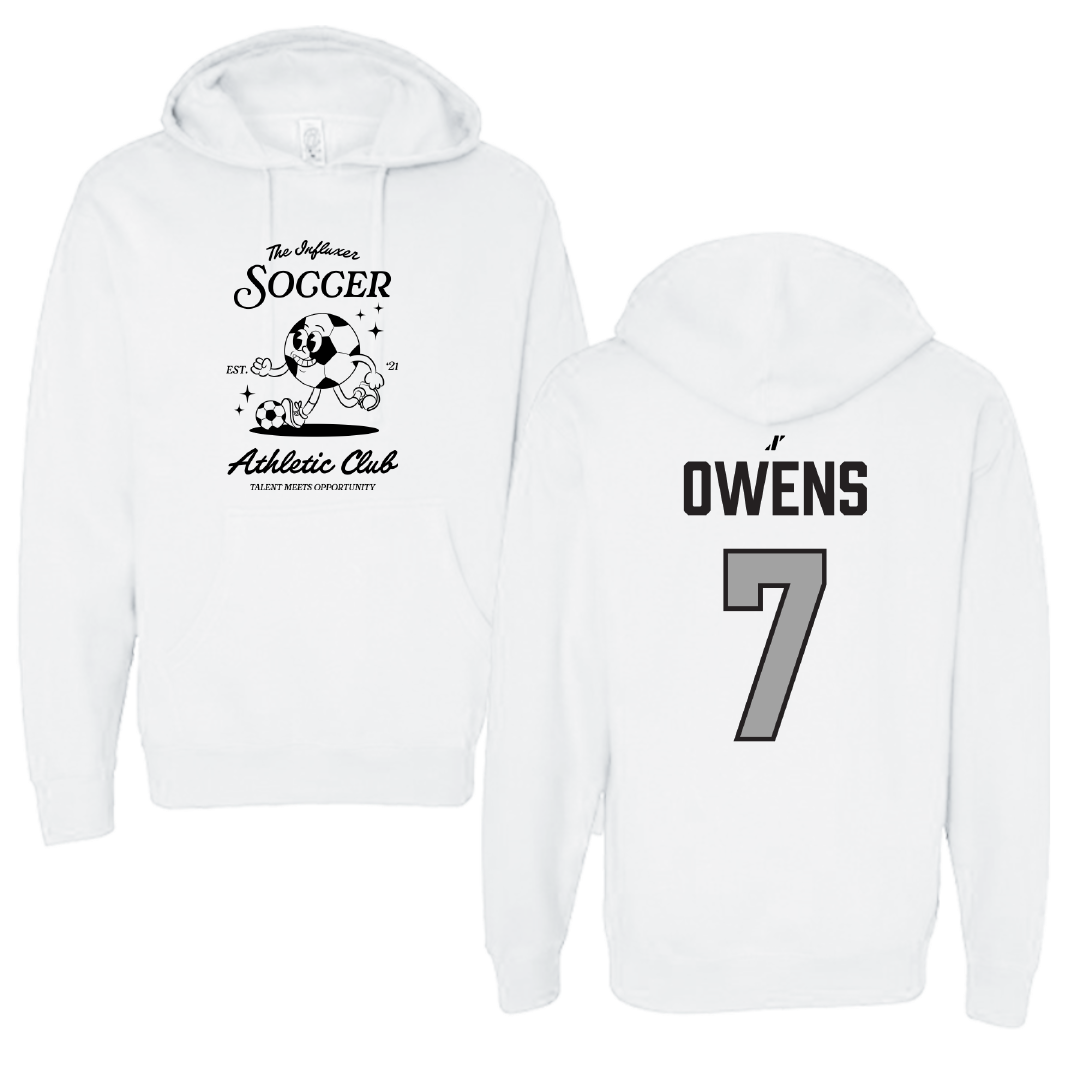 Soccer White Influxer Athletic Club Hoodie - #7 Mia Owens