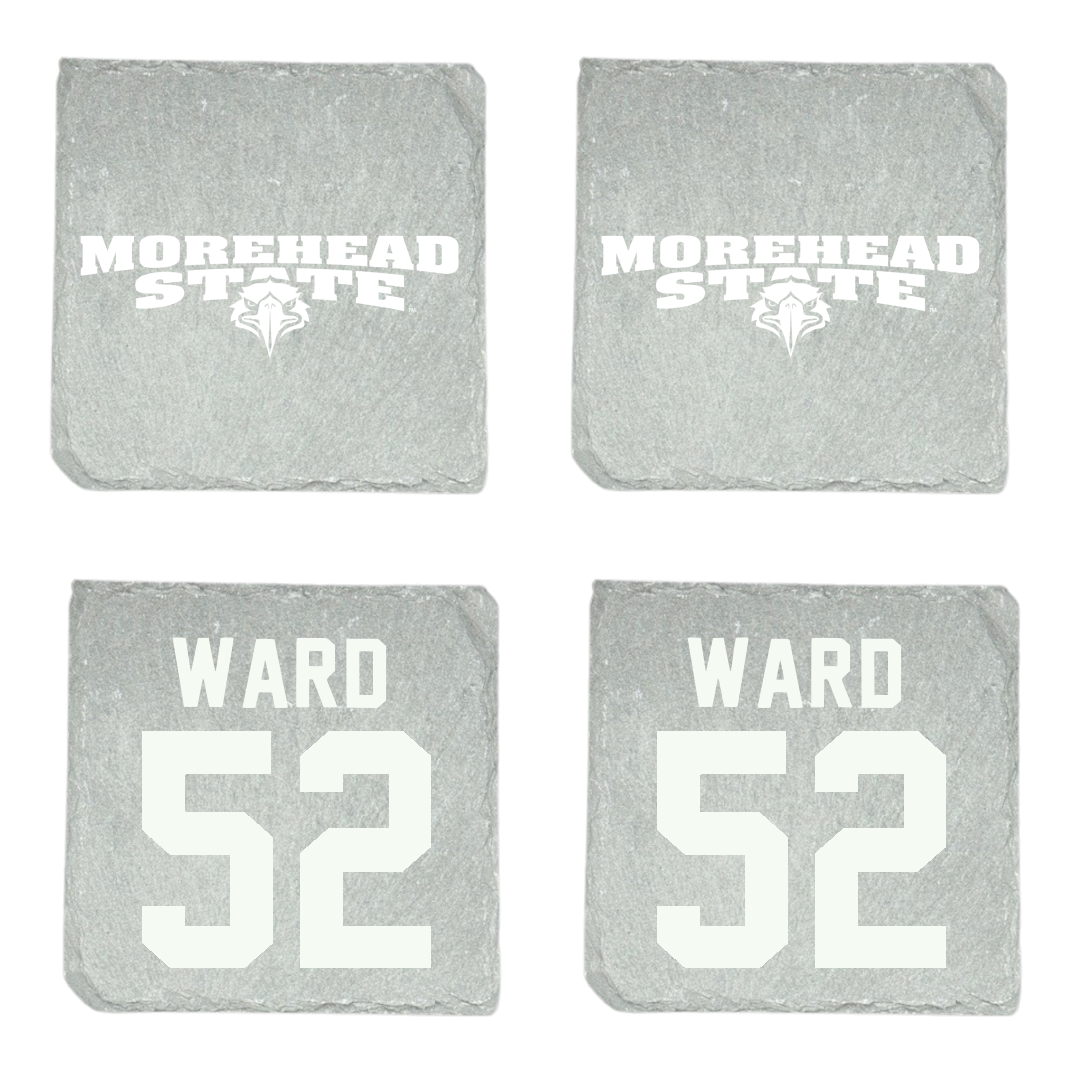 Morehead State University Football Stone Coaster (4 Pack)  - #52 Frank Ward