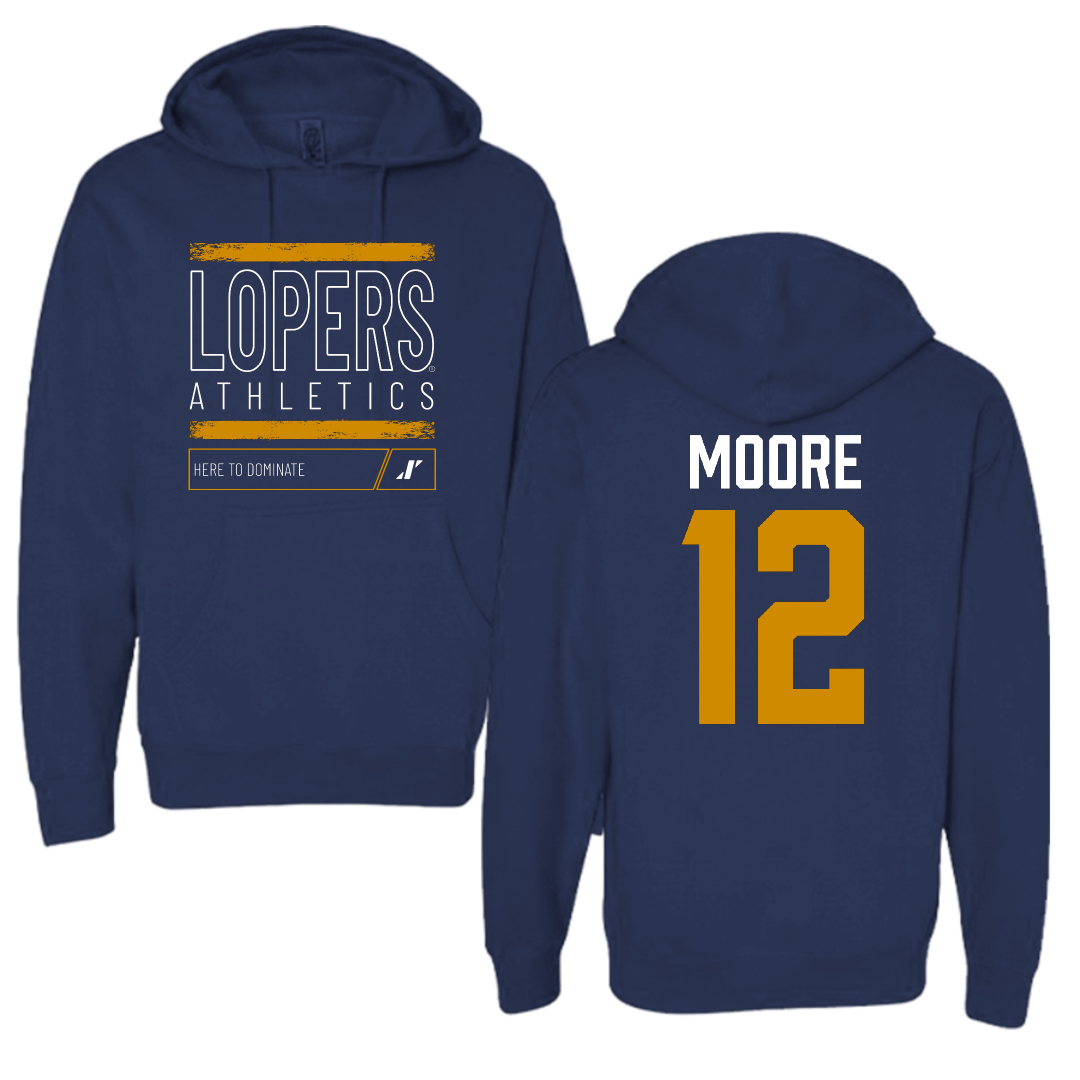 University of Nebraska at Kearney Basketball Navy Dominate Hoodie - #12 Samantha Moore