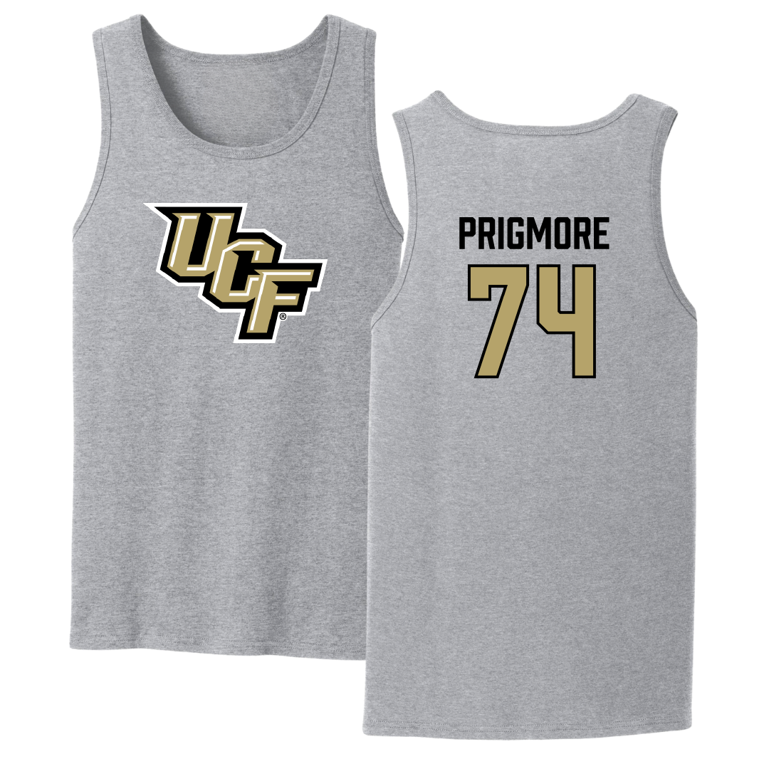University of Central Florida Football Sport Gray Tank Top - #74 Matthew Prigmore