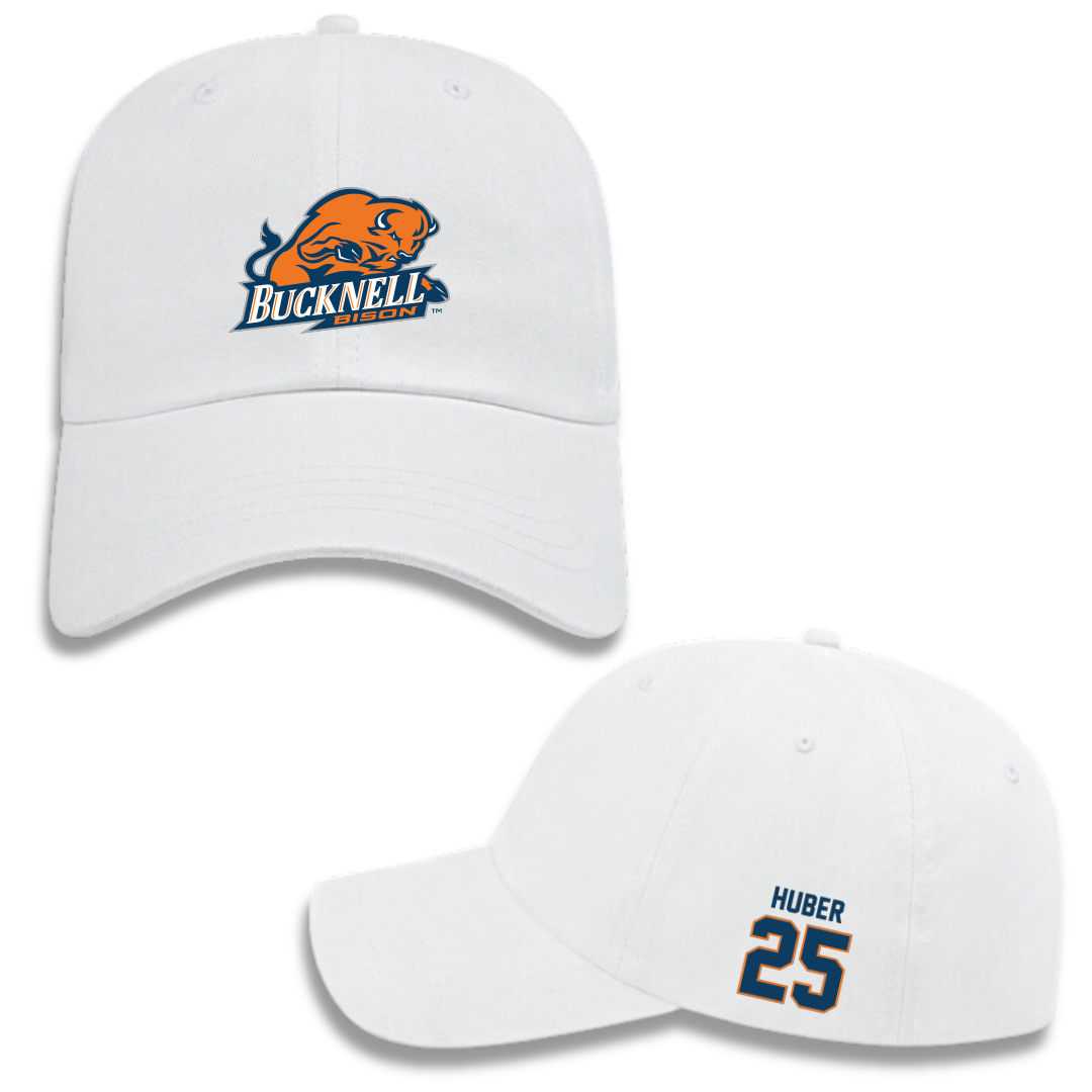 Bucknell University Lacrosse (M) White Hat - #25 Hans Huber