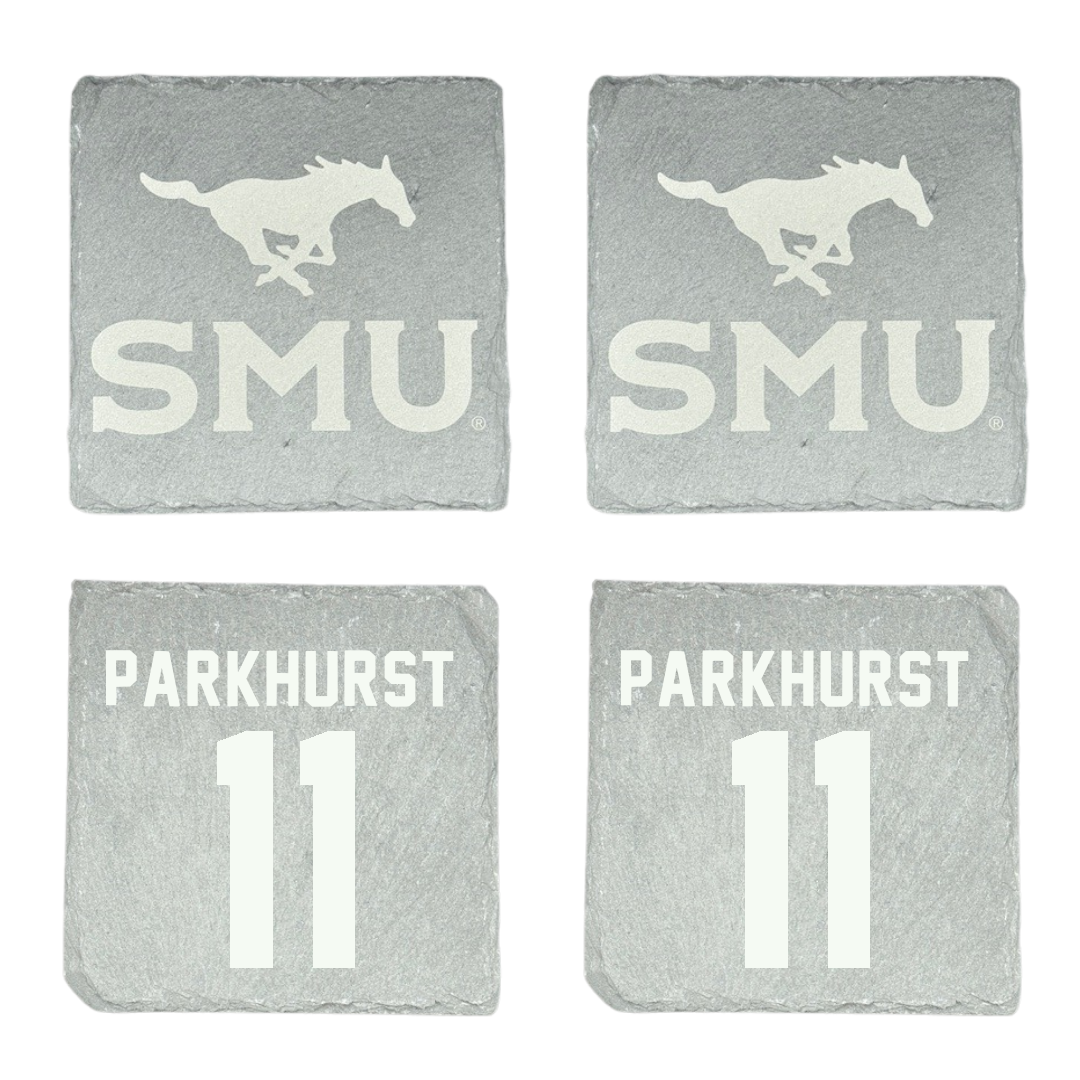 Southern Methodist University Soccer Stone Coaster (4 Pack)  - #11 Zoë Parkhurst