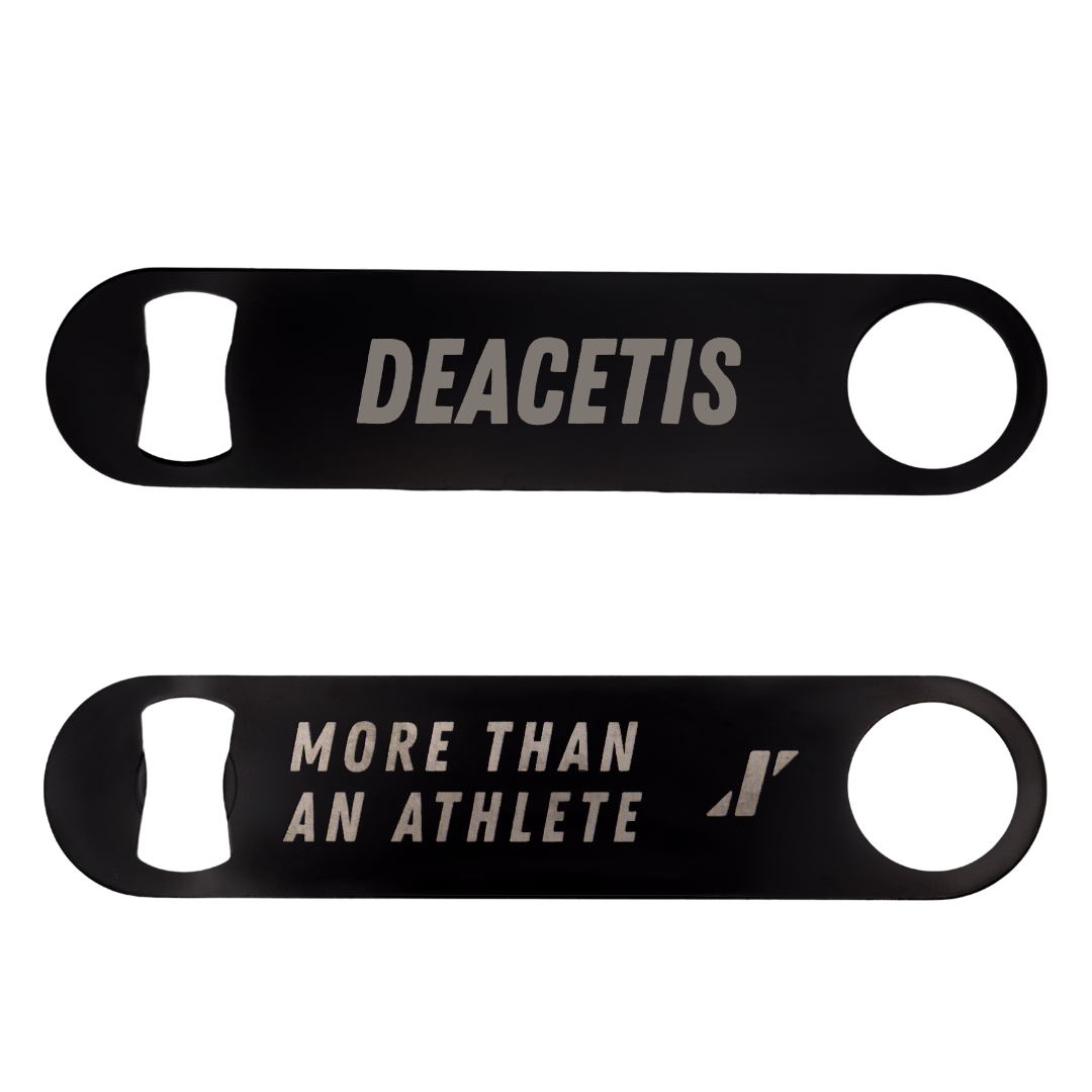 Bucknell University Wrestling Black Bottle Opener - Logan Deacetis