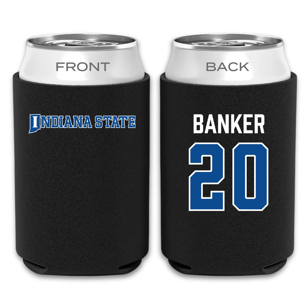 Indiana State University Baseball Black Can Cooler - #20 Brady Banker