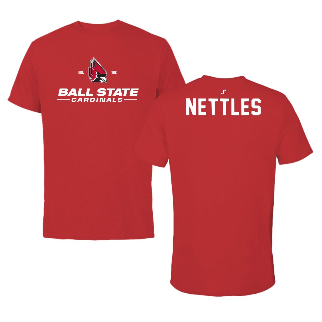 Ball State University TF and XC Red General Tee - Kenli Nettles