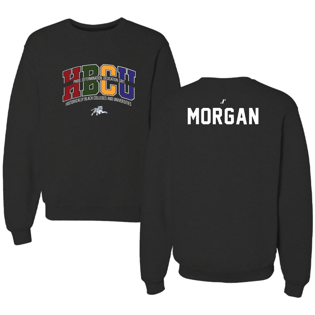 Jackson State University Cheer Black HBCU Crewneck - Tylah Morgan
