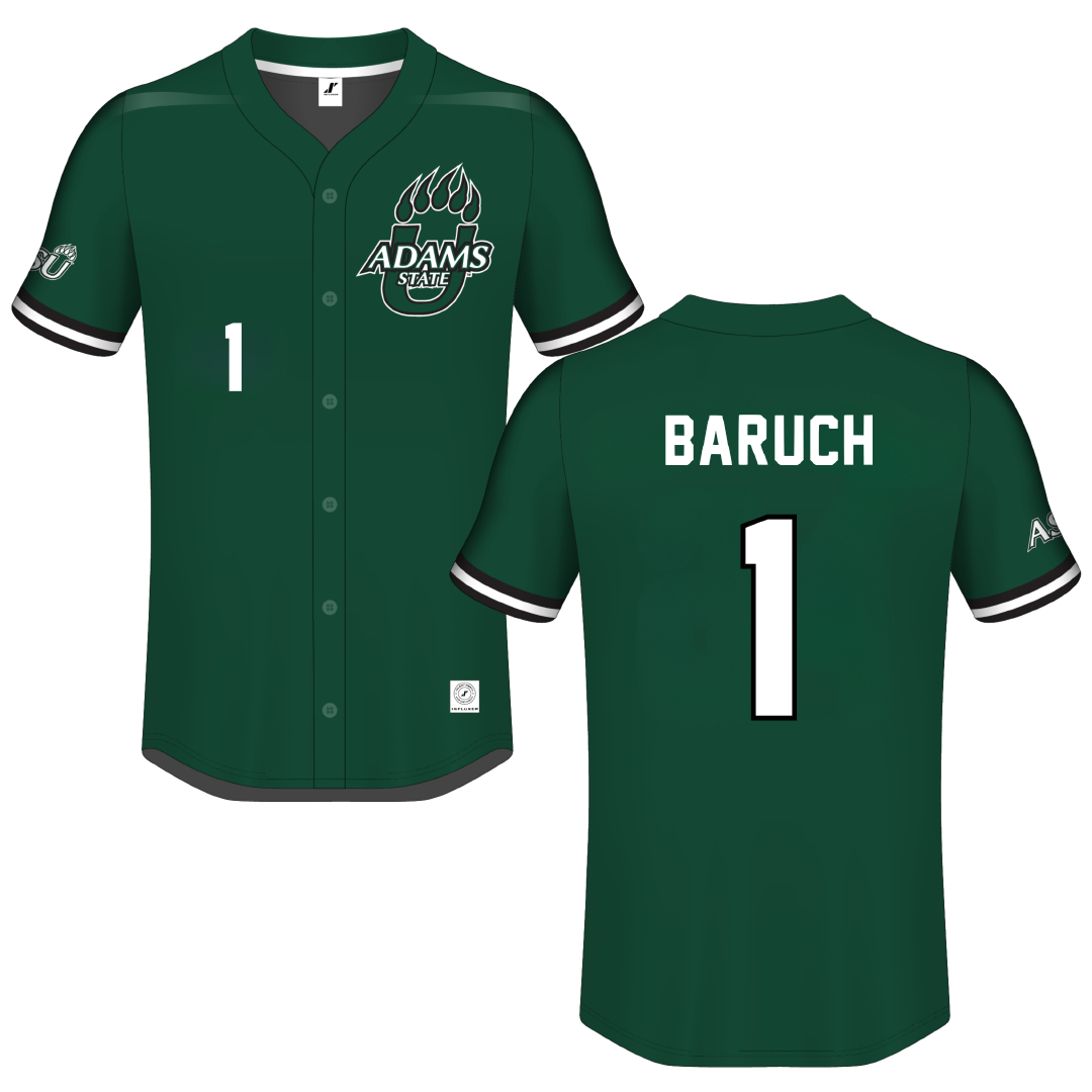 Adams State University Green Button-Down Jersey - Shaked Baruch