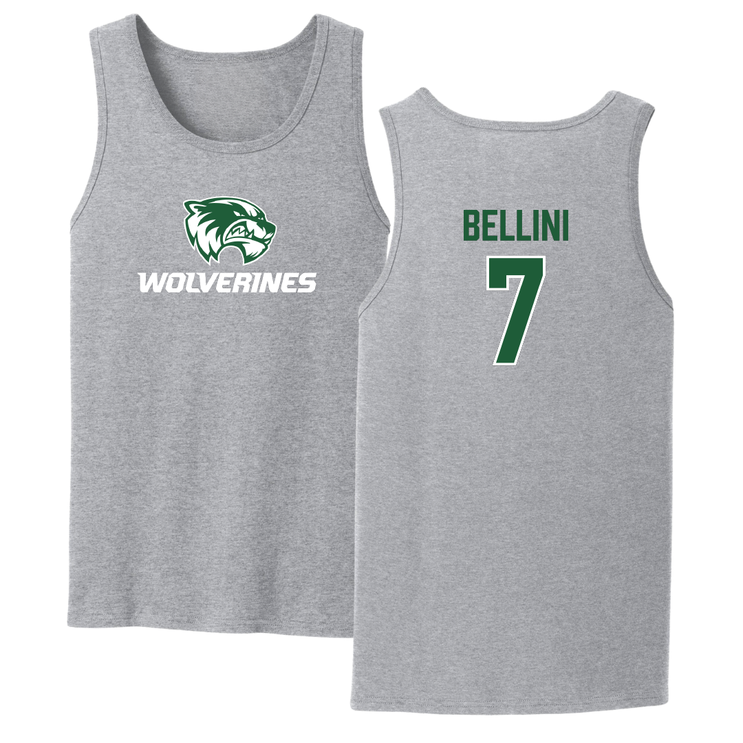 Utah Valley University Soccer Sport Gray Tank Top - #7 Kendi Bellini