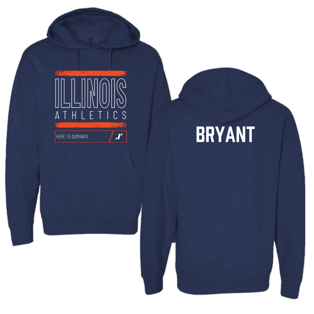 University of Illinois TF and XC Navy Dominate Hoodie - Azariyah Bryant