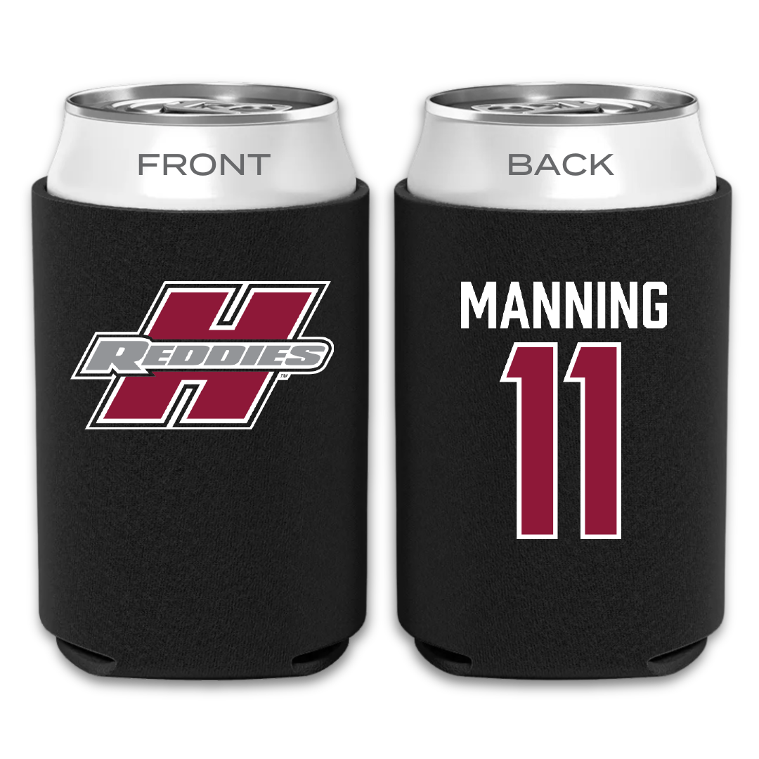 Henderson State University Football Black Can Cooler - #11 Paul Manning
