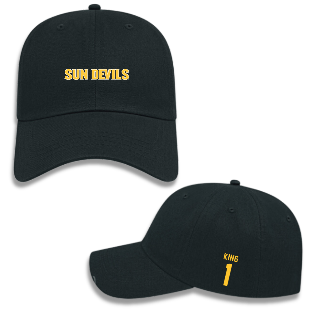 Arizona State University Baseball Black Hat - #1 Matt King