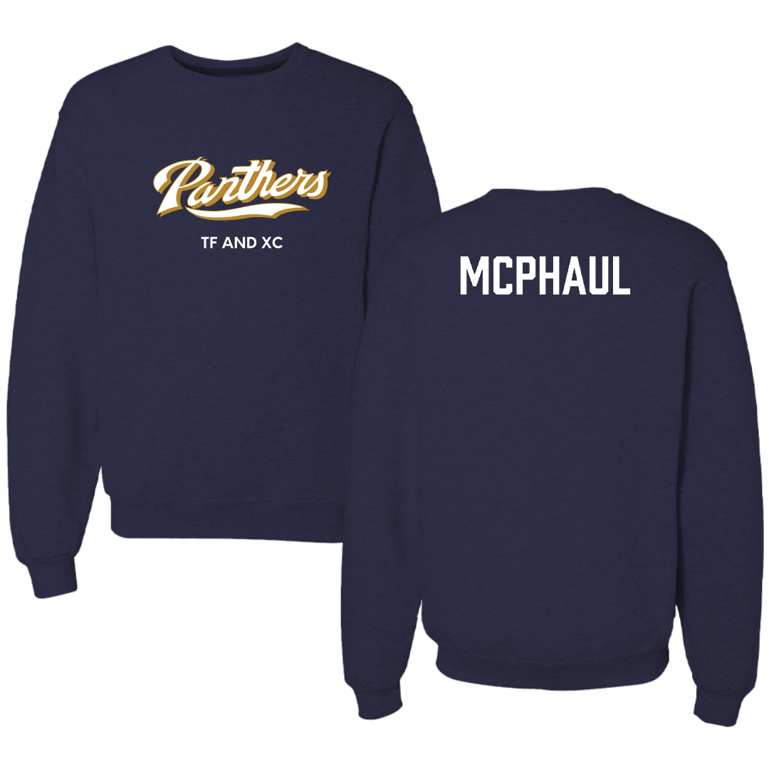 Florida International University TF and XC Navy Panthers Crewneck - Tiana McPhaul