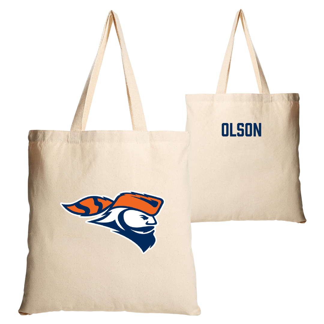Carroll University TF and XC Tan Canvas Tote Bag - Bailey Olson