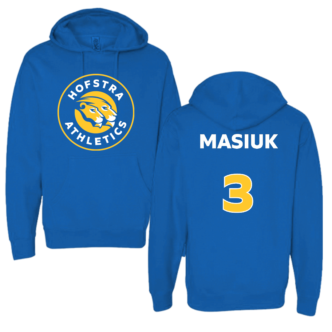 Hofstra University Baseball Blue Hoodie - #3 Luke Masiuk