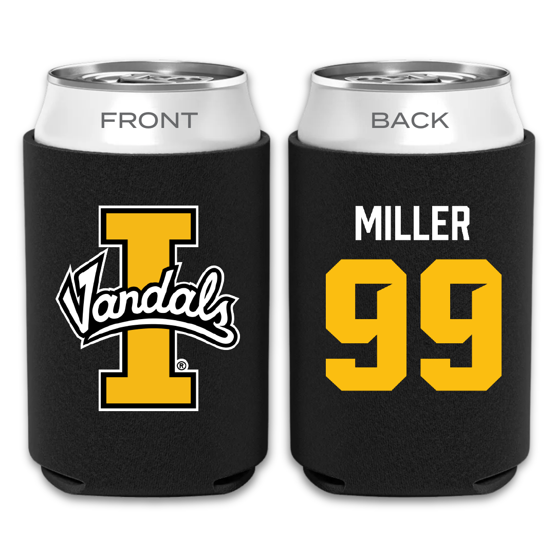 University of Idaho Football Black Can Cooler - #99 Trevor Miller