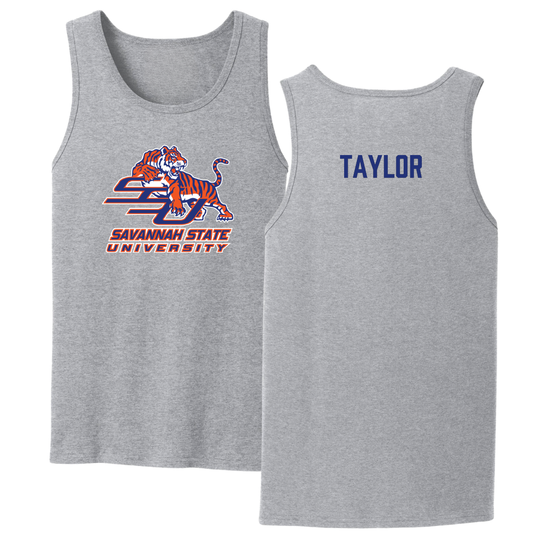 Savannah State University TF and XC Sport Gray Tank Top - Victoria Taylor