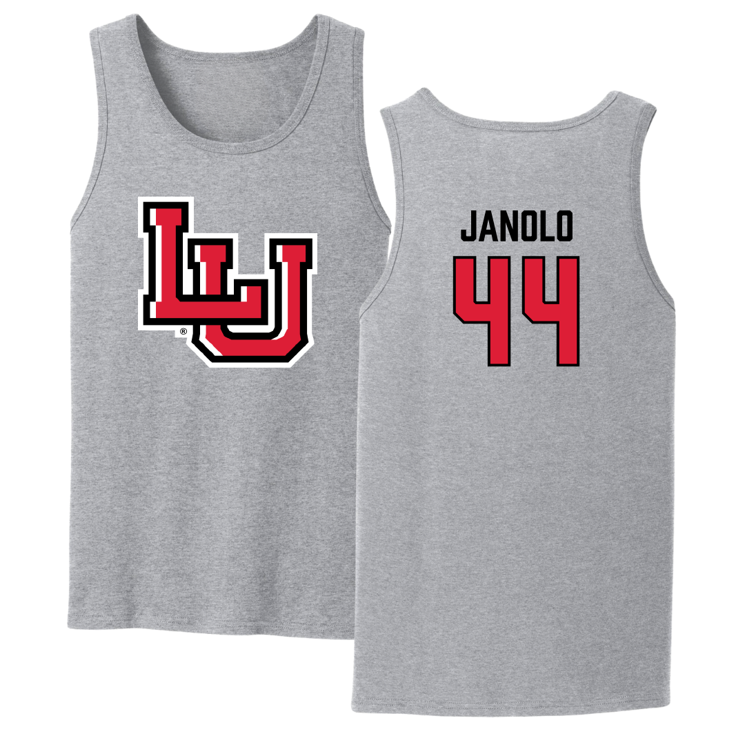 Lamar University Soccer Sport Gray Tank Top - #44 Maddie Janolo