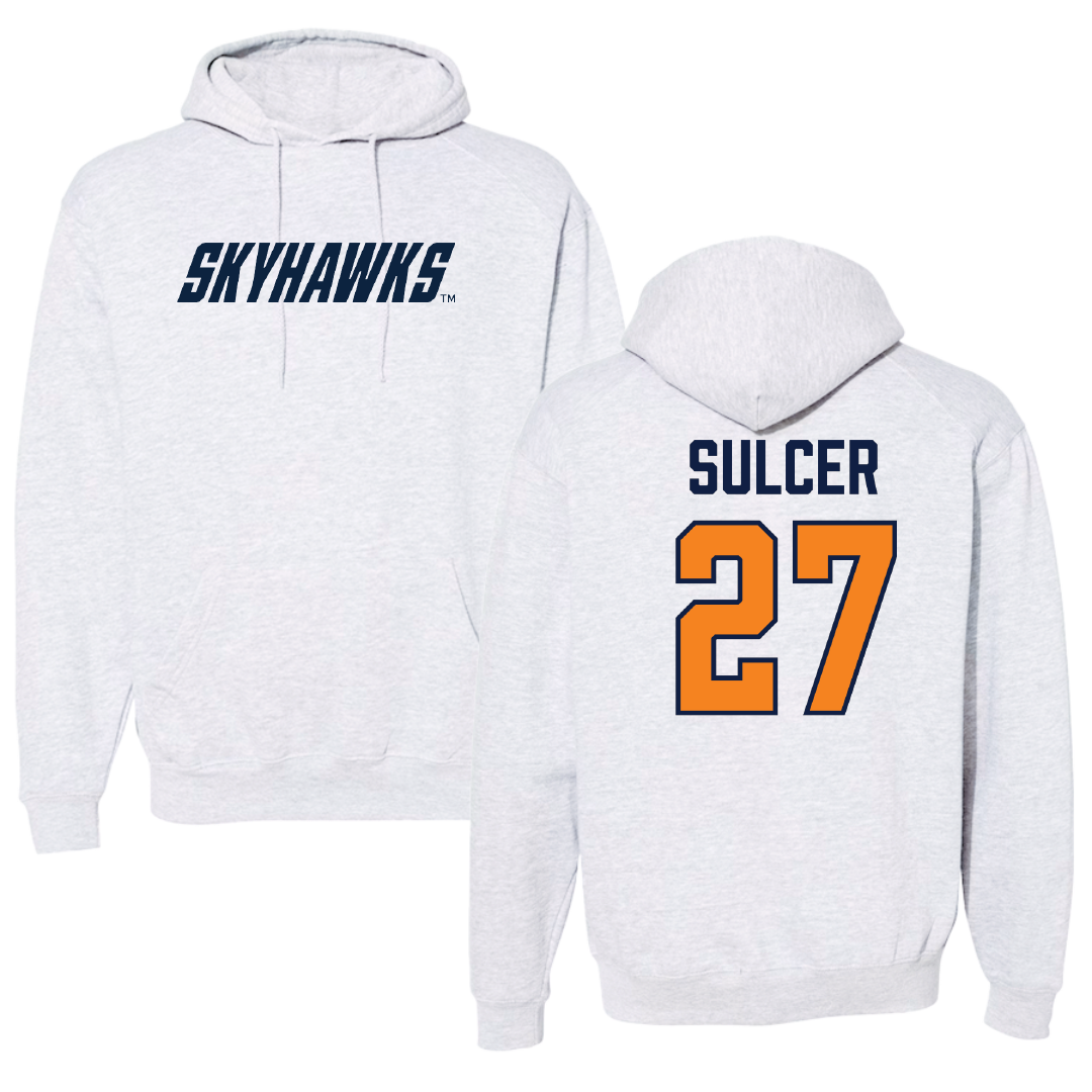 University of Tennessee at Martin Volleyball Light Gray Hoodie - #27 Dylan Sulcer