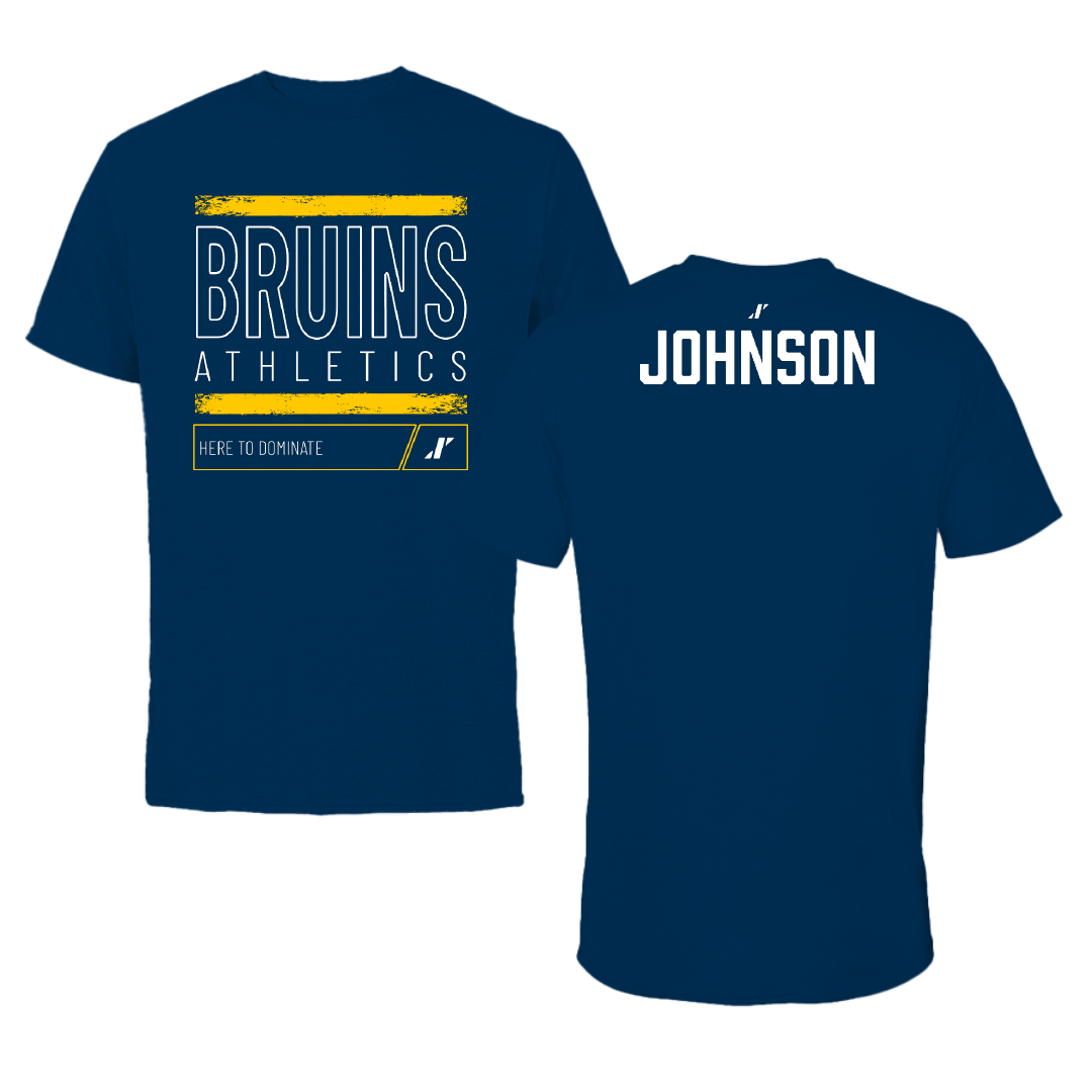 Carolina University Baseball Navy Dominate Tee - Patrick Johnson