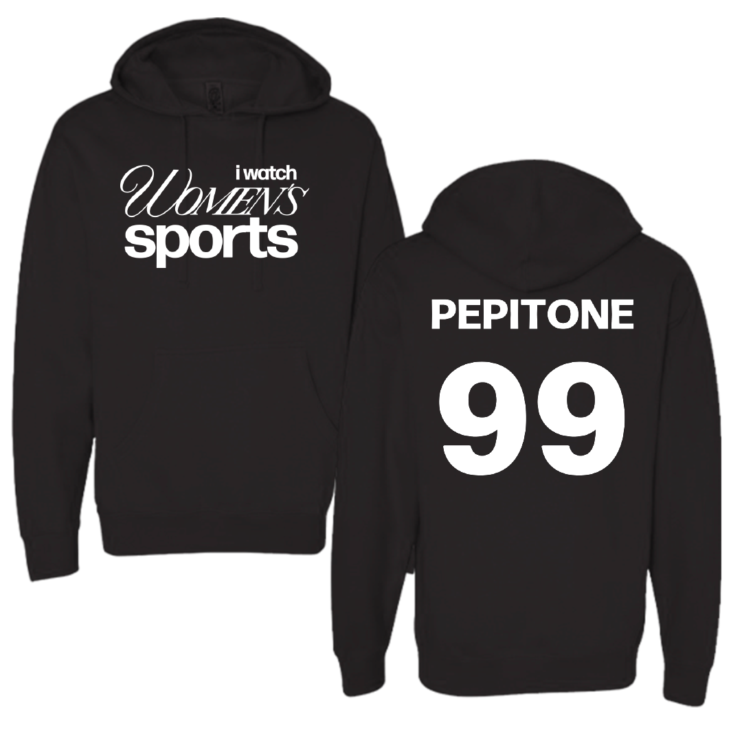 University of South Florida Softball Black WHM Hoodie - #99 Alicea Pepitone