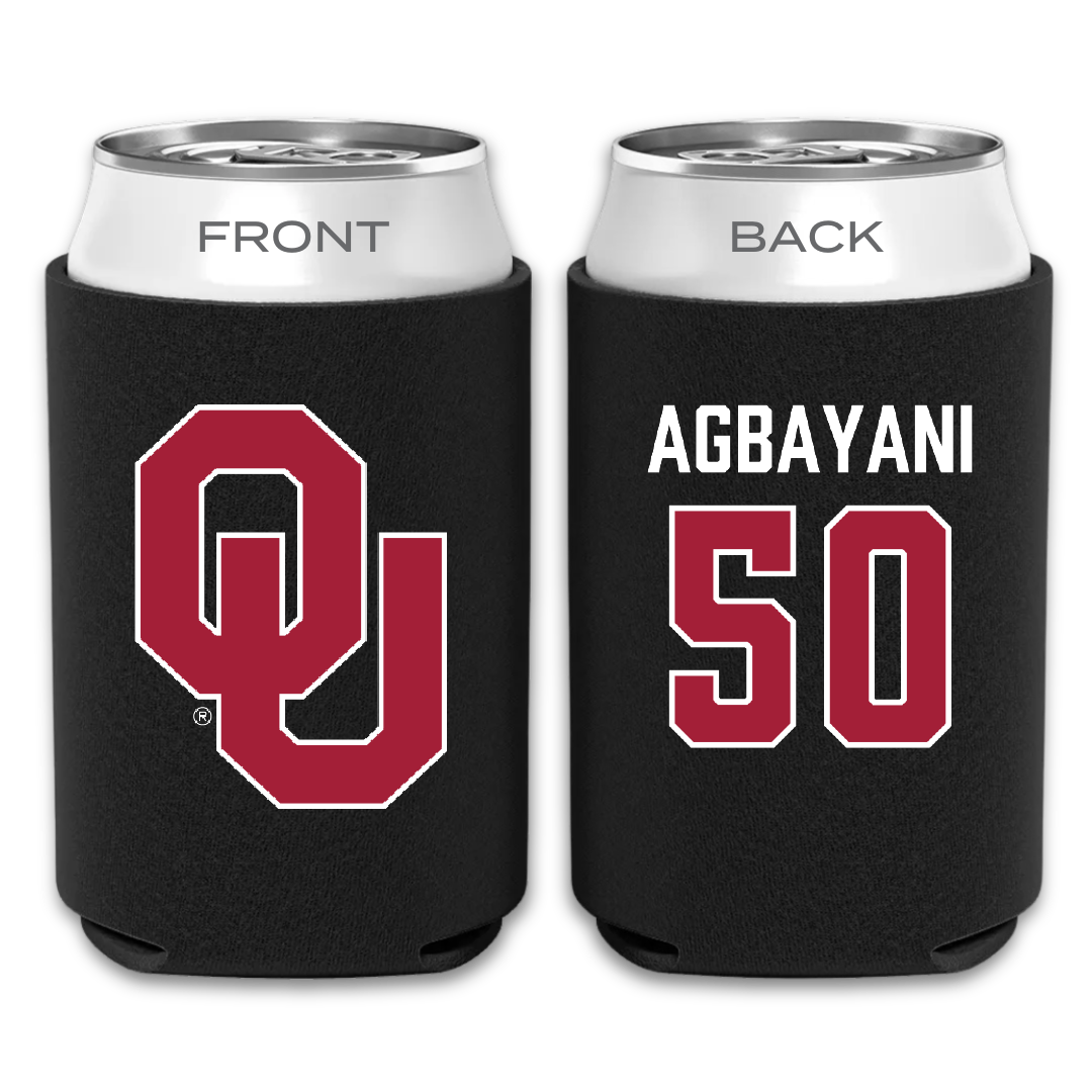 University of Oklahoma Softball Black Can Cooler - #50 Ailana Agbayani