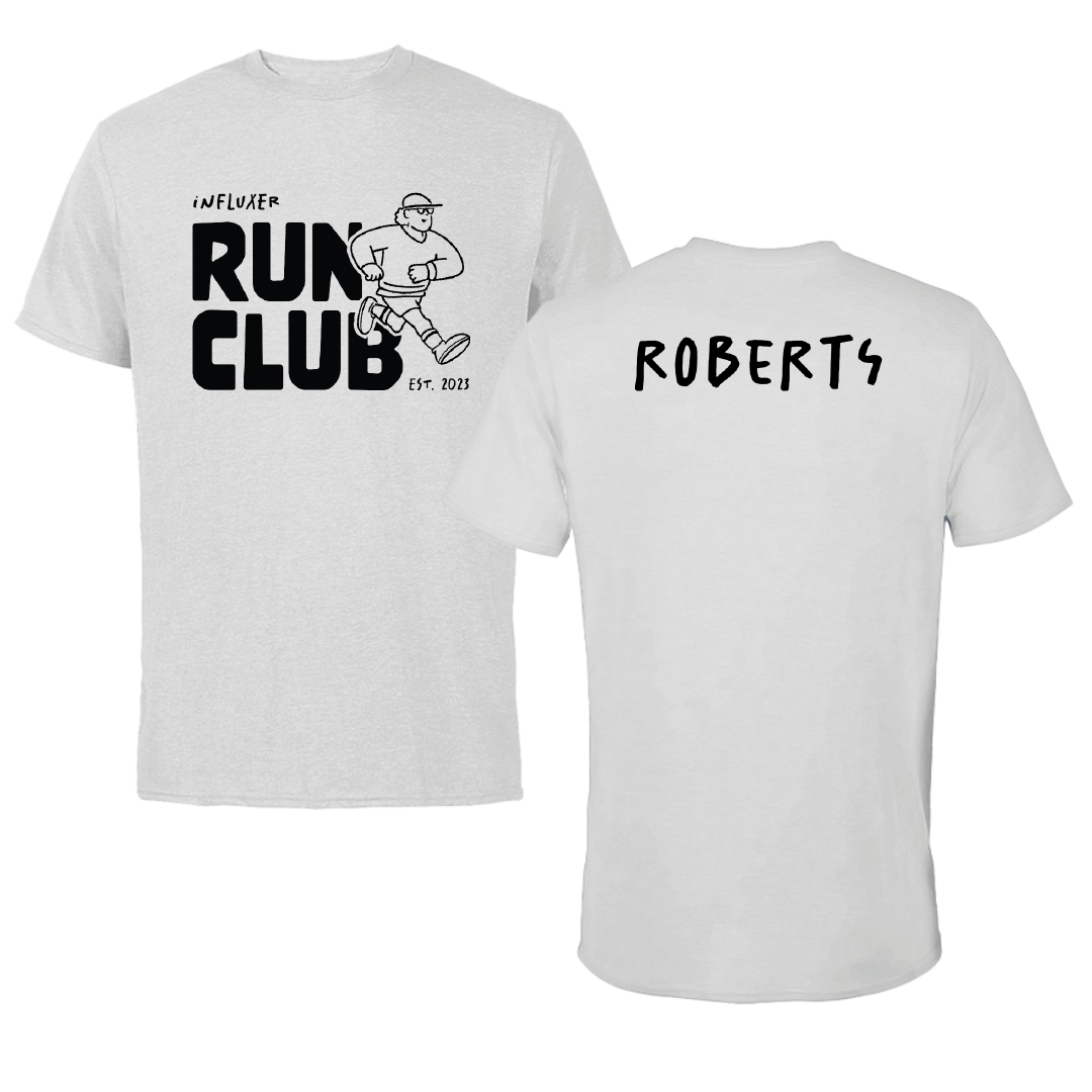 Illinois State University Track and Field Light Gray Influxer Run Club Tee - Windsor Roberts
