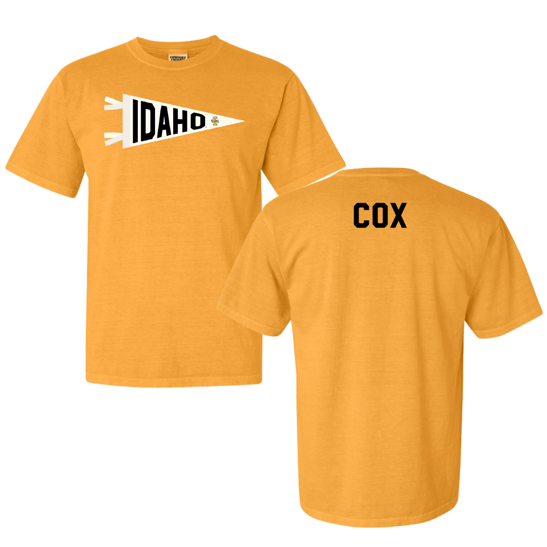 University of Idaho TF and XC Gold Pennant Comfort Colors Tee - Dante Cox