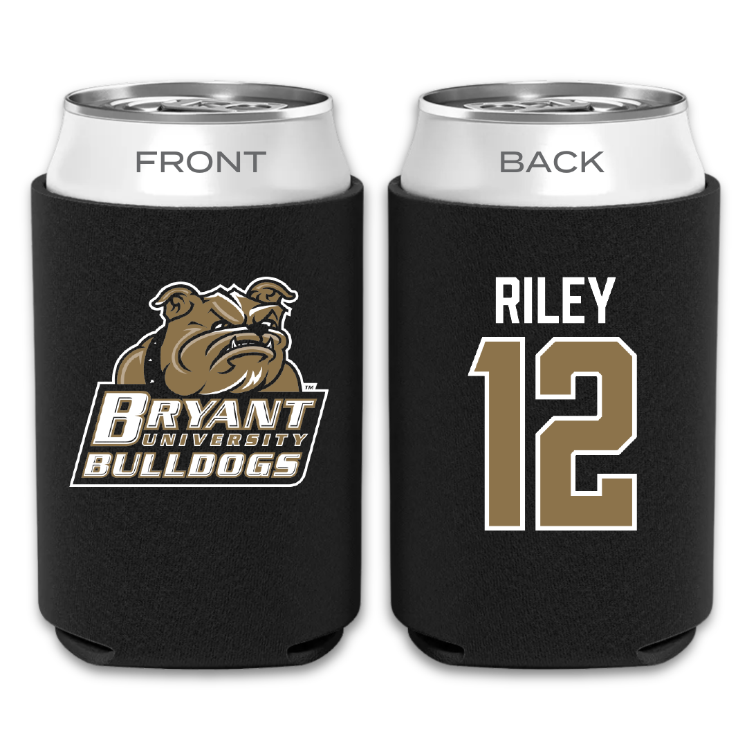 Bryant University Football Black Can Cooler - #12 Tristen Riley