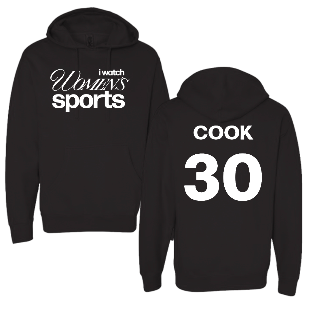 University of Montevallo Basketball Black WHM Hoodie - #30 Savannah Cook