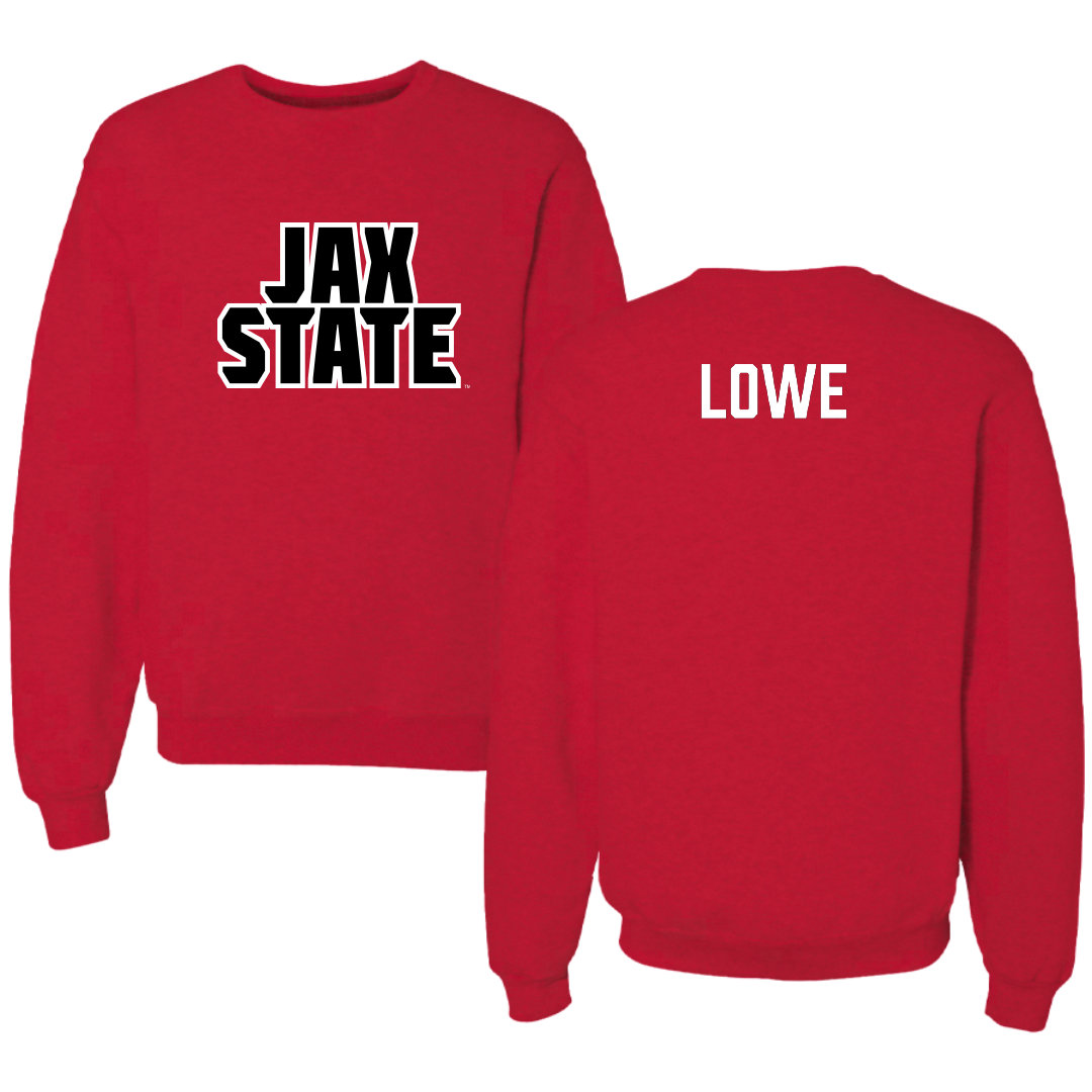Jacksonville State University TF and XC Red Crewneck - Jack Lowe