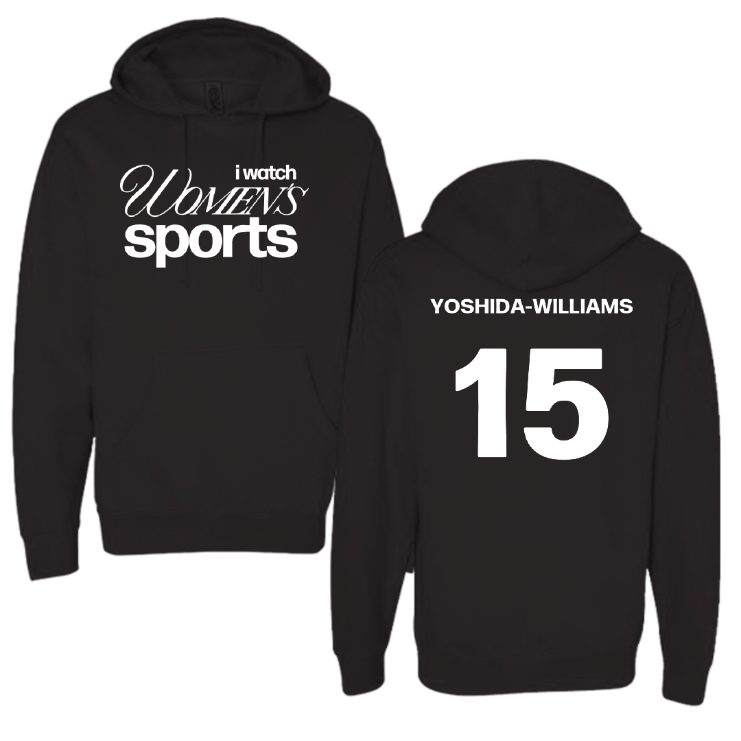 University of Idaho Soccer Black WHM Hoodie - #15 Karli Yoshida-Williams