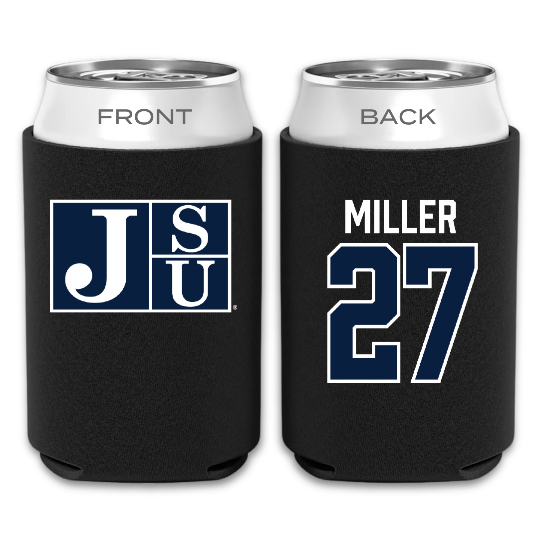 Jackson State University Football Black Can Cooler - #27 Ahmad Miller