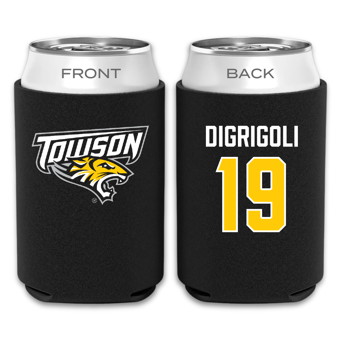 Towson University Baseball Black Can Cooler - #19 Antonio Digrigoli