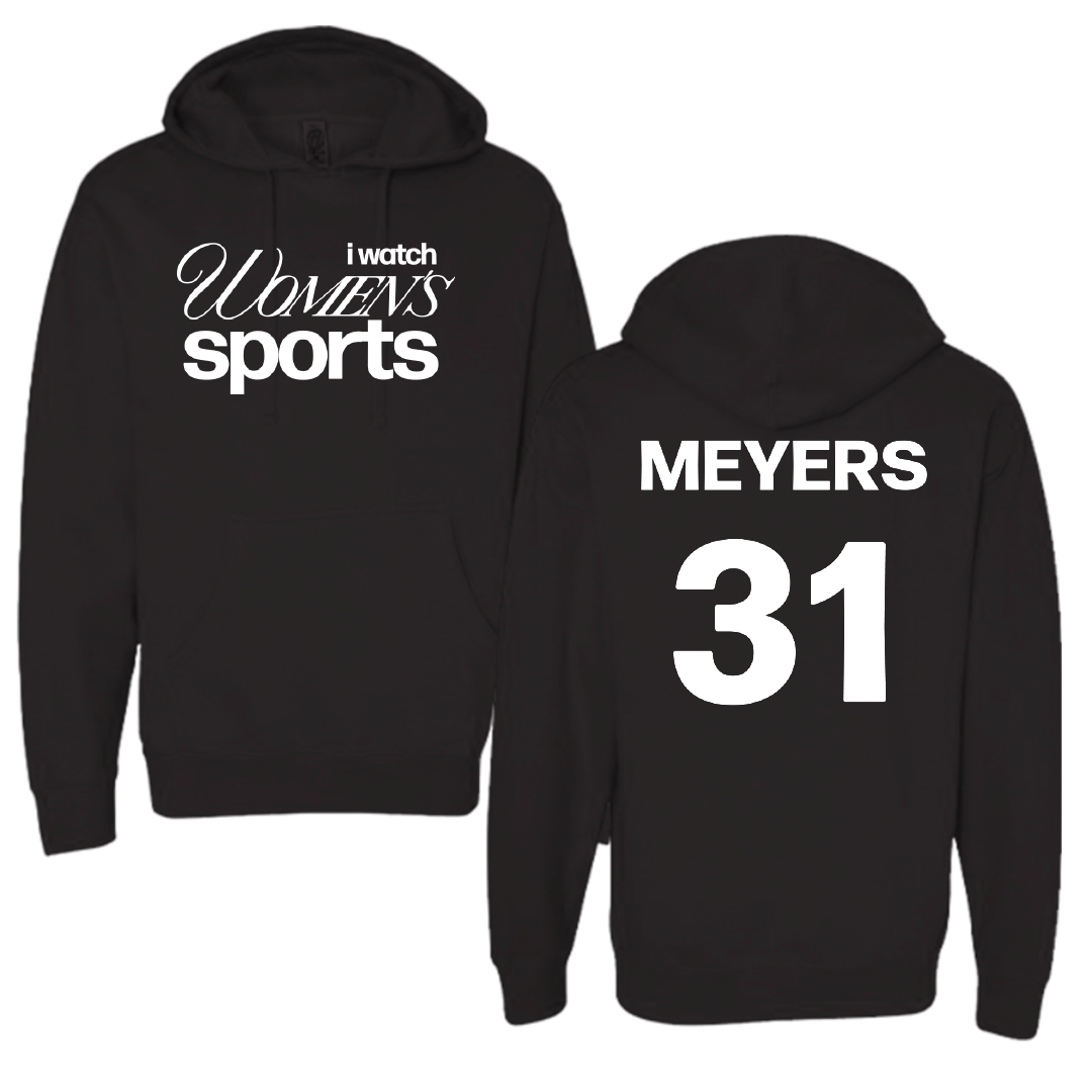 High Point University Basketball Black WHM Hoodie - #31 Audrey Meyers