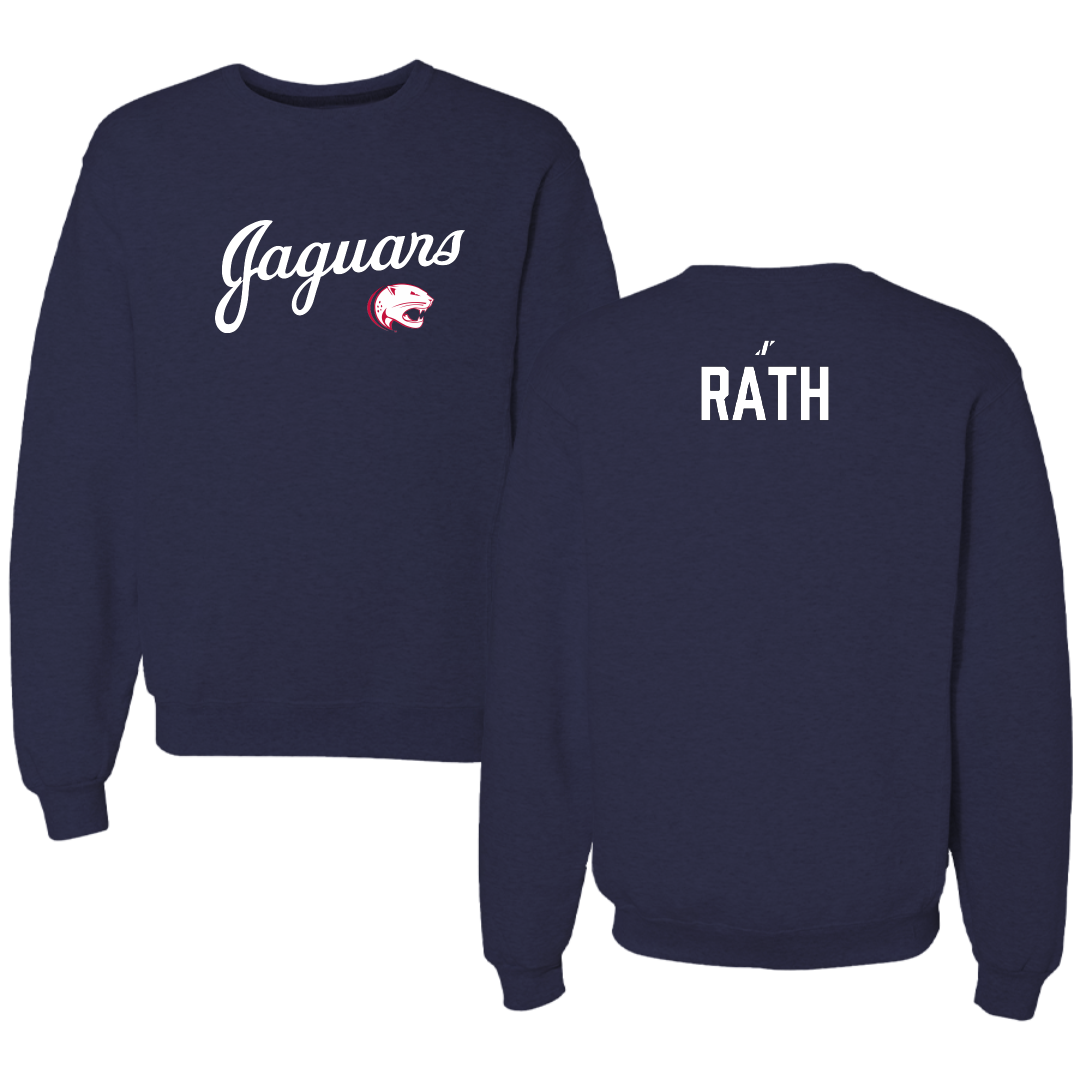 University of South Alabama Tennis Navy General Crewneck - Ava Rath