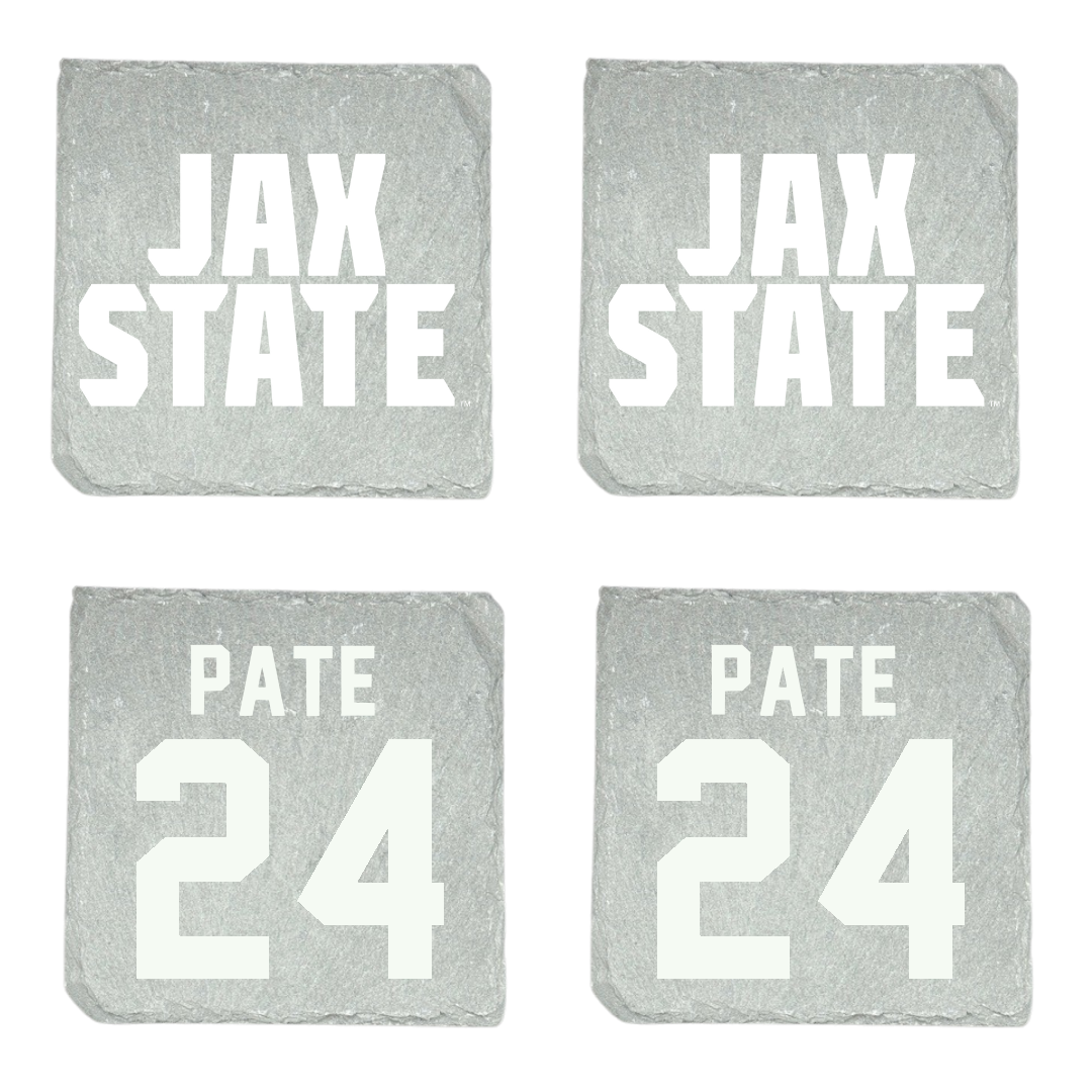 Jacksonville State University Softball Stone Coaster (4 Pack)  - #24 Ella Pate