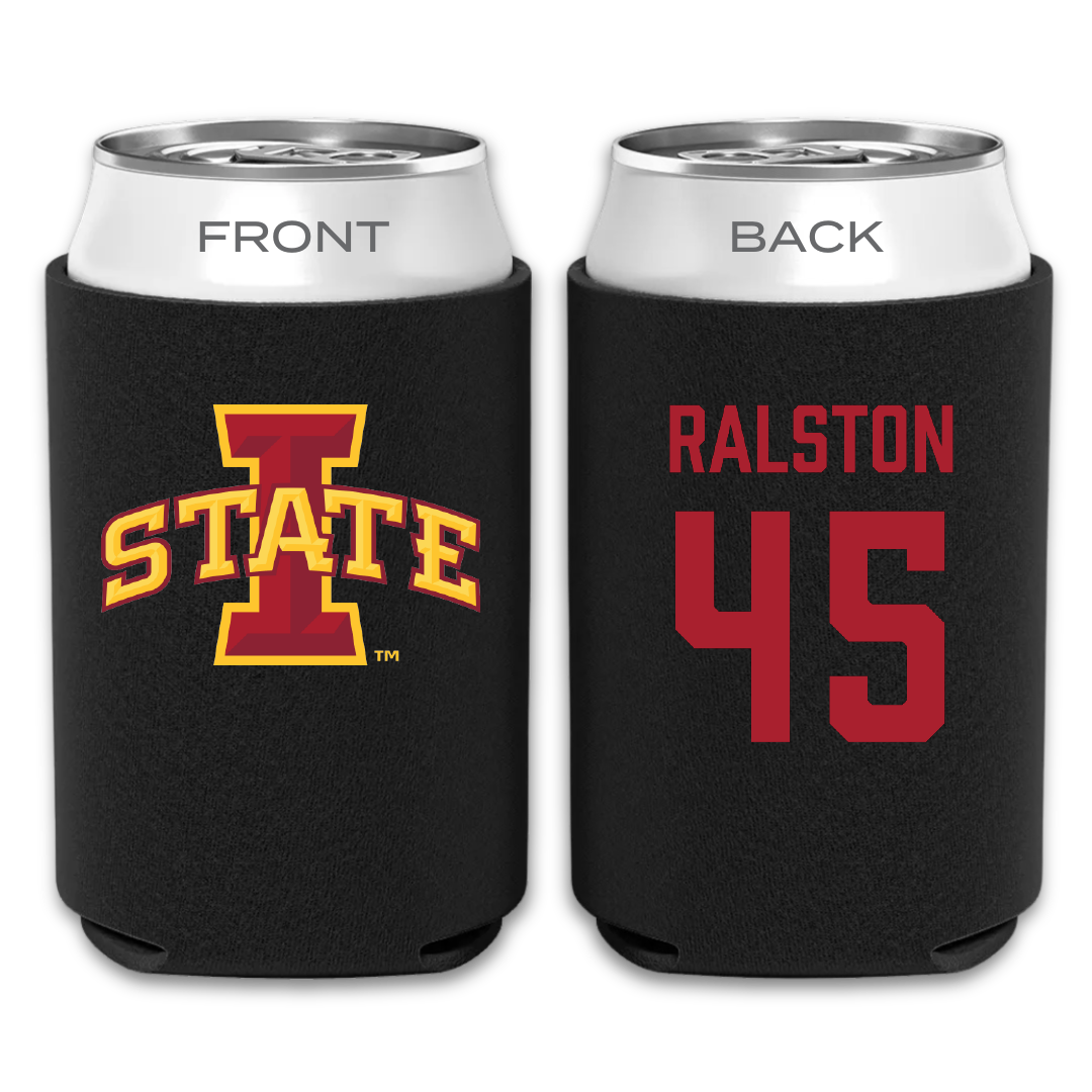 Iowa State University Softball Black Can Cooler - #45 Jaiden Ralston