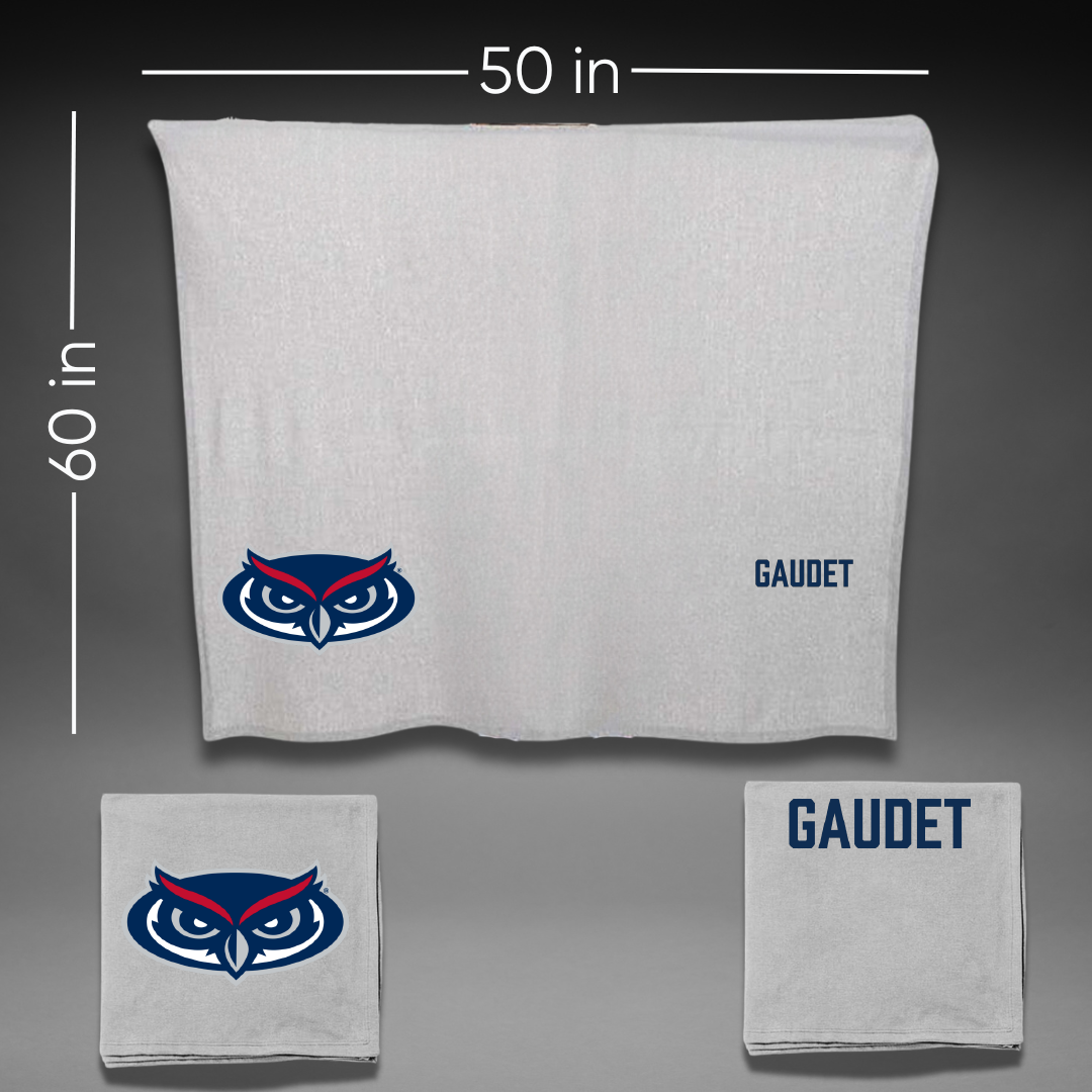 Florida Atlantic University TF and XC Gray Blanket - Luke Gaudet