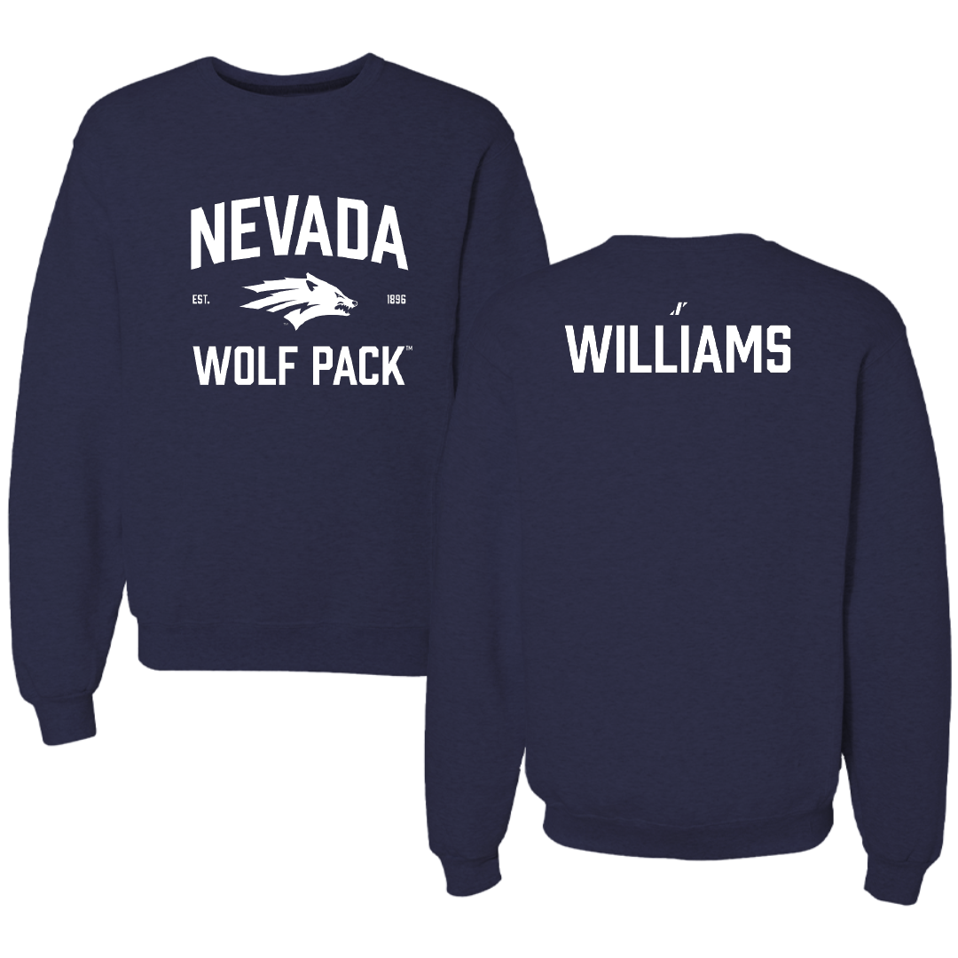 University of Nevada Cheer Navy General Crewneck - Sophie Williams