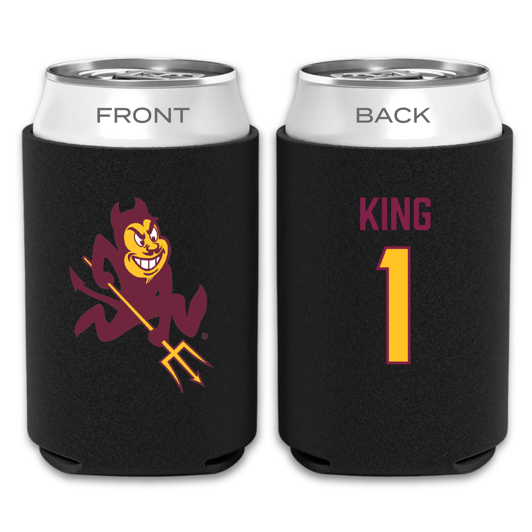 Arizona State University Baseball Black Can Cooler - #1 Matt King
