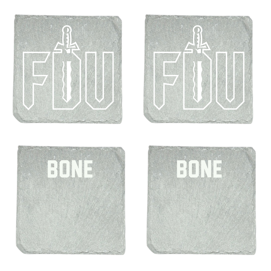 Fairleigh Dickinson University-Metropolitan Campus Fencing Stone Coaster (4 Pack)  - Emily Bone