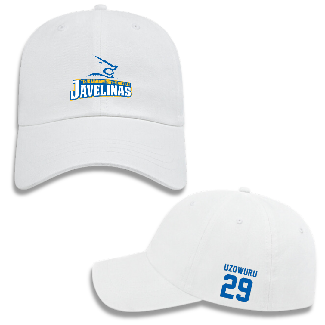 Texas A&M University-Kingsville Football White Hat - #29 Bryan Uzowuru