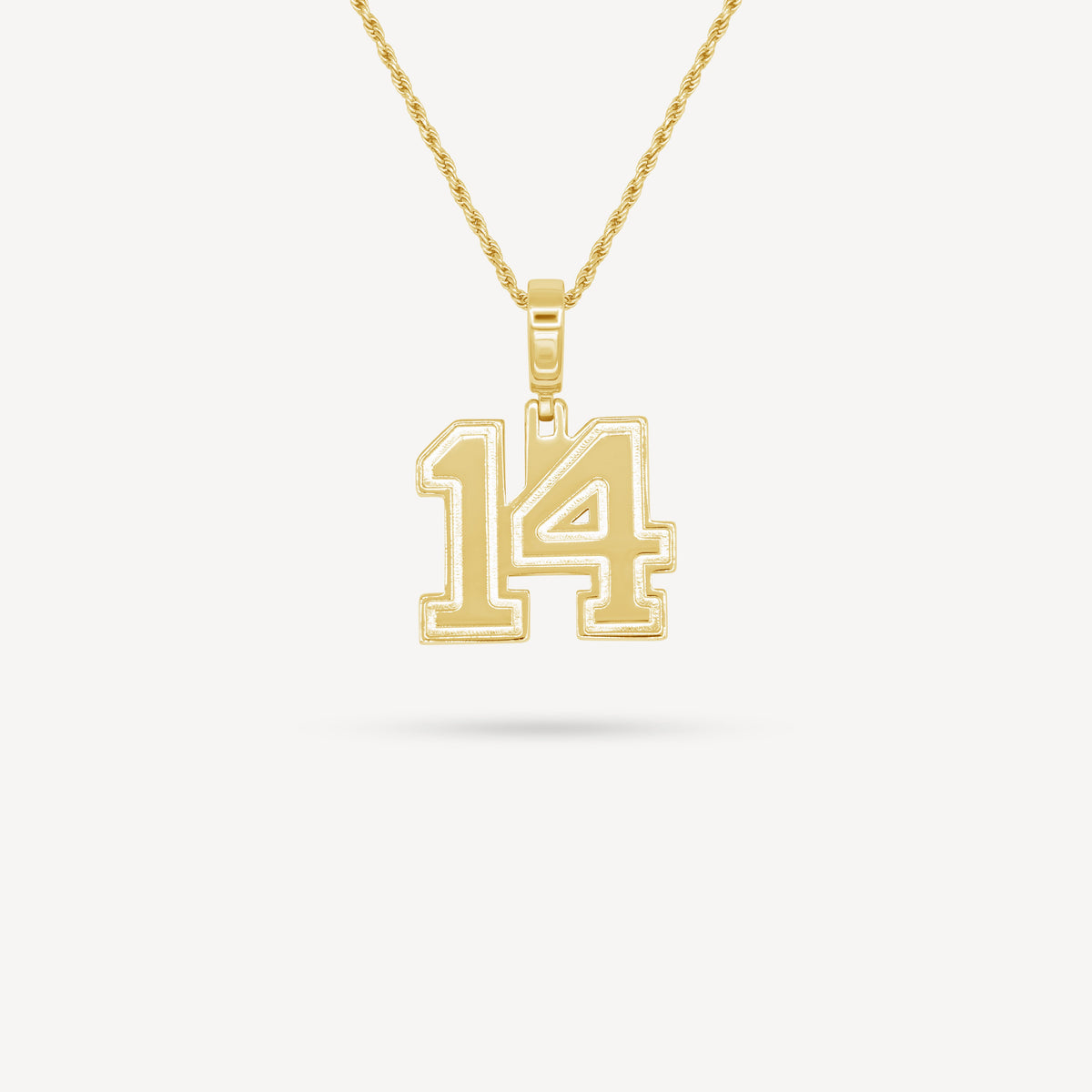 Gold Presidents Pendant and Chain - #14 Amare Townsend