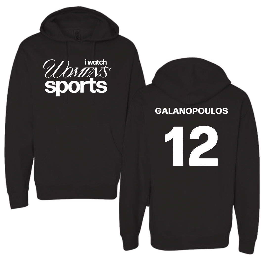 Loyola University-Chicago Basketball Black WHM Hoodie - #12 Sam Galanopoulos