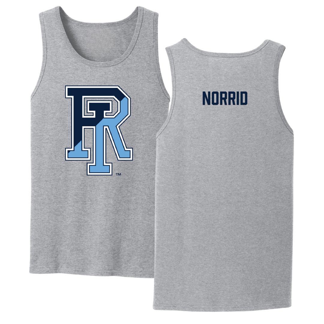 University of Rhode Island Swimming & Diving Sport Gray Tank Top - Logan Norrid
