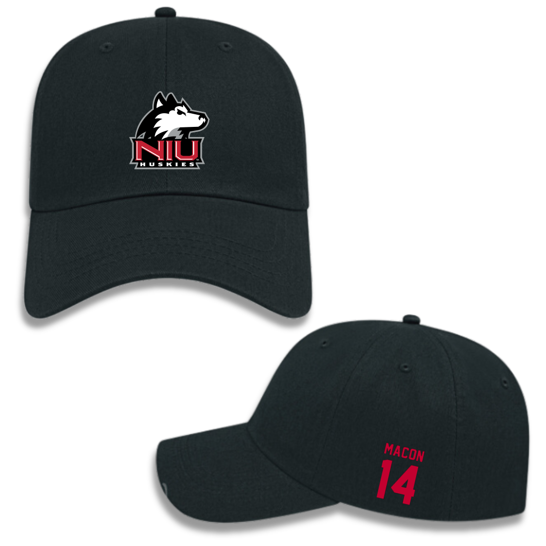 Northern Illinois University Football Black Hat - #14 Jalen Macon