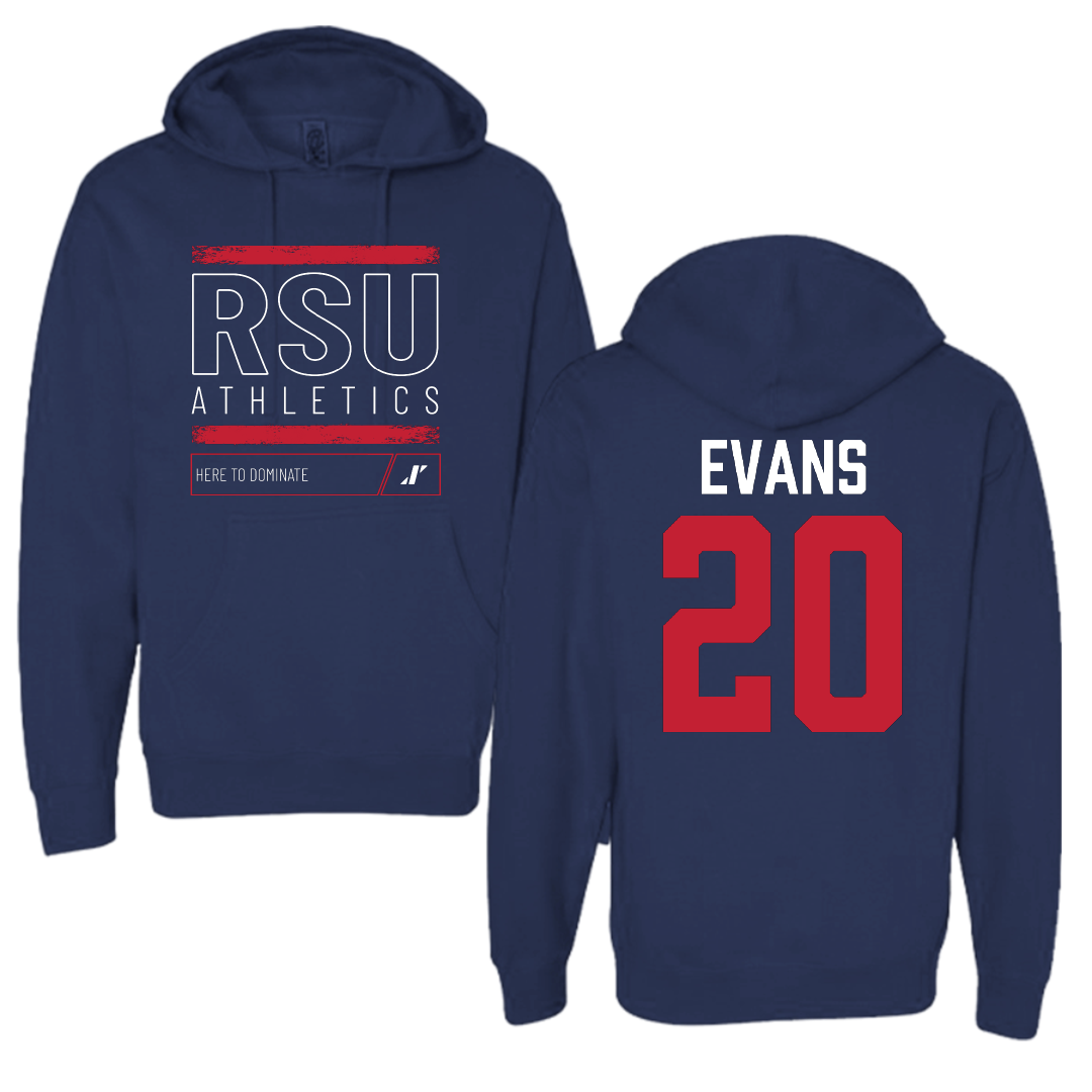 Rogers State University Softball Navy Dominate Hoodie - #20 Savannah Evans