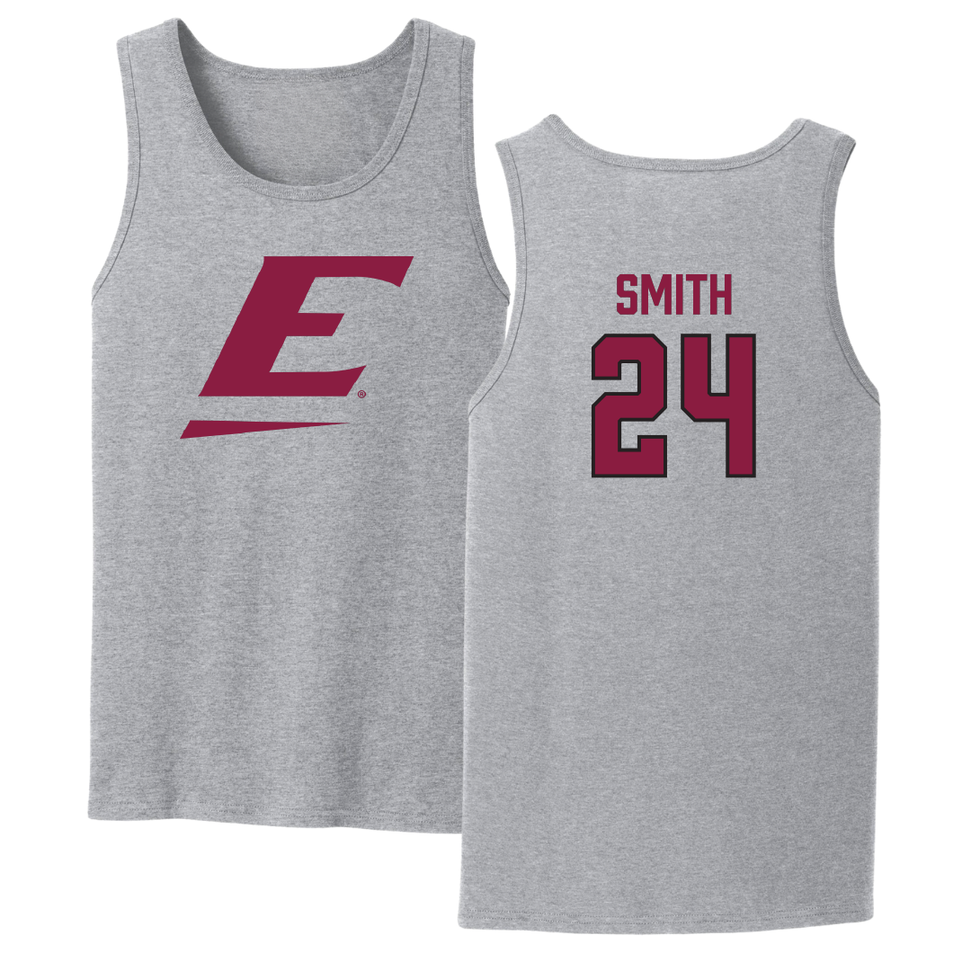 Eastern Kentucky University Football Sport Gray Tank Top - #24 Kaden Smith